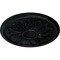 Ekena Millwork Kaya Ceiling Medallion (Fits Canopies up to 5 1/4"), Hand-Painted Black Pearl, 23 5/8"OD x 1 1/2"P CM23KABPS - alternate 4